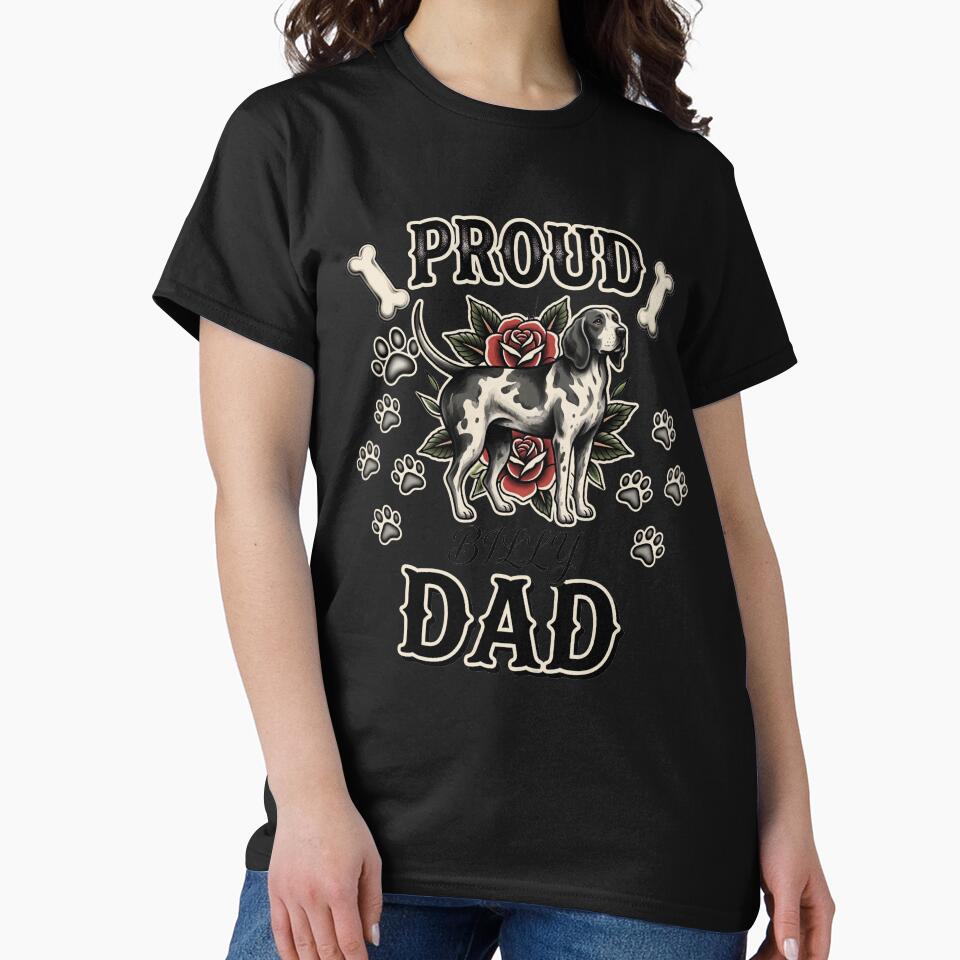 Proud Billy Dad Vintage Dog Art by Dmo3HarkoArt