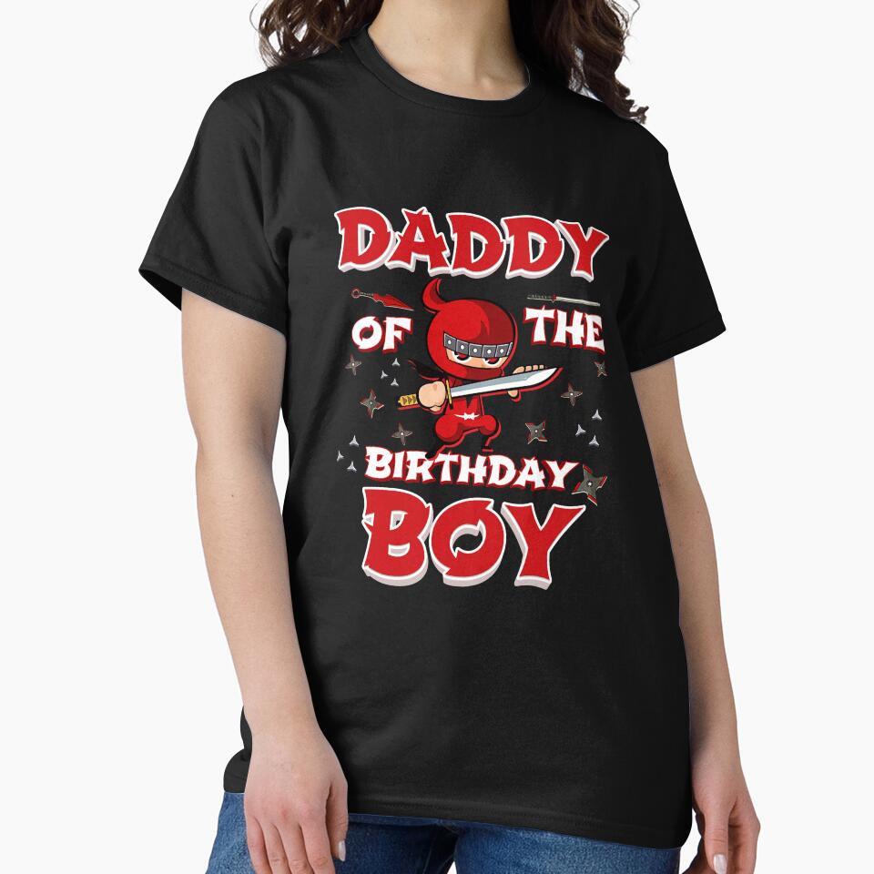 Daddy Of The Birthday Boy Ninja Family Matching Birthday Gift by HoangLinhh