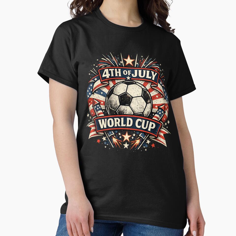 World Cup 4th of July – USA Soccer Celebration Design by floydmay
