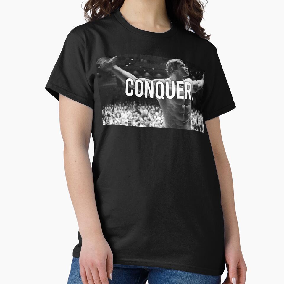 CONQUER (Arnold Poster) by ilovearnie