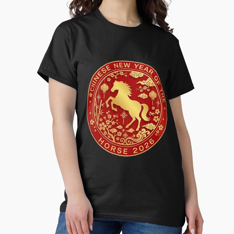 Chinese New Year of the Horse 2026 Happy New Year Celebration Blessings by SkeletonsDanger
