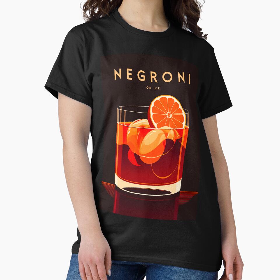 It's cocktail time! Vintage poster of a Negroni by Rogervdb