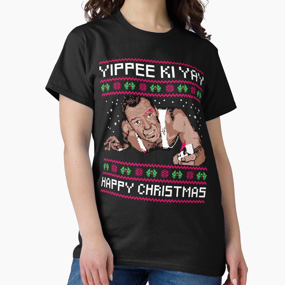 Nakatomi Plaza Yippee Ki Yay Bruce Willis Christmas by therocketman
