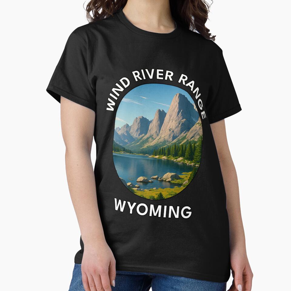 Wind River Range Wyoming – Mountain Landscape Travel Poster by inkNext