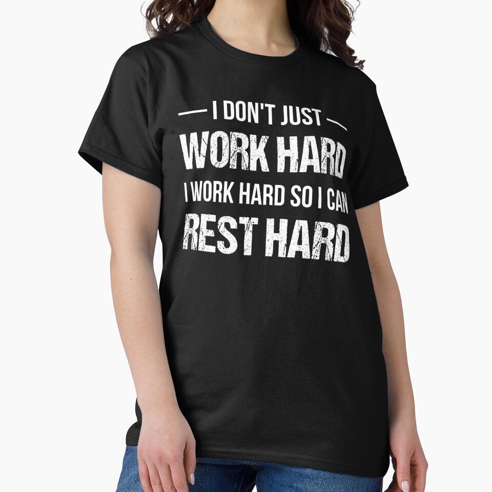 Work Hard Rest Hard - Blue Collar Labor Day I by Lemon Pepper