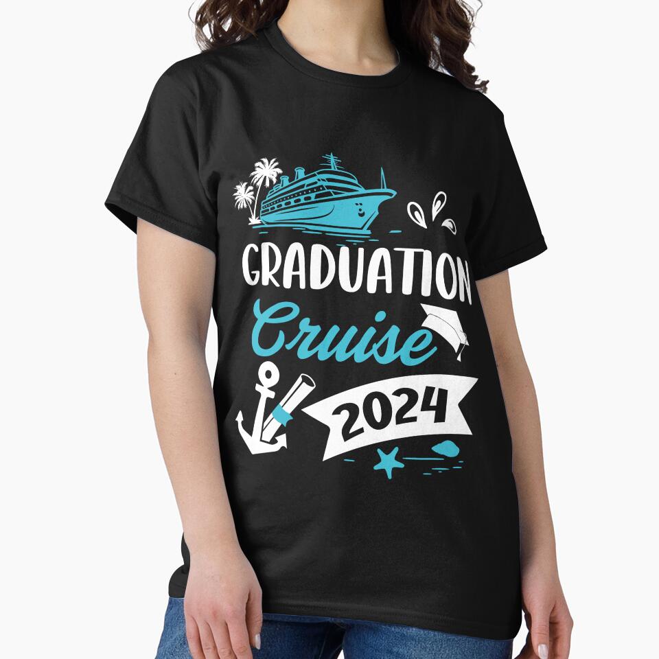 Graduation Cruise 2024 Shirts, Graduation Shirt For Women,Summer Ship Trip Tee, Graduation Vacation 2024, Cruise Shirt, Summer Ship Trip Tee by MirnaDelgado