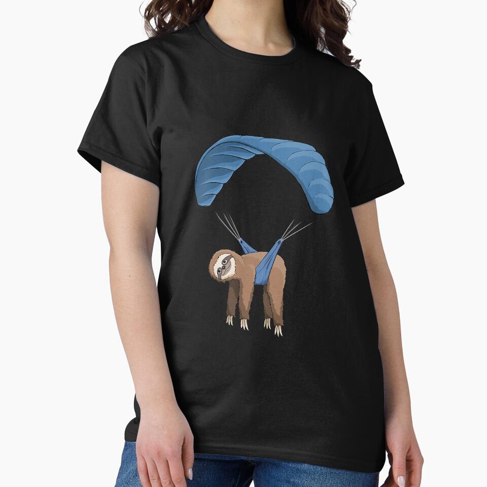 Paragliding Flying Sloth Skydiving by SkyCloudBlue
