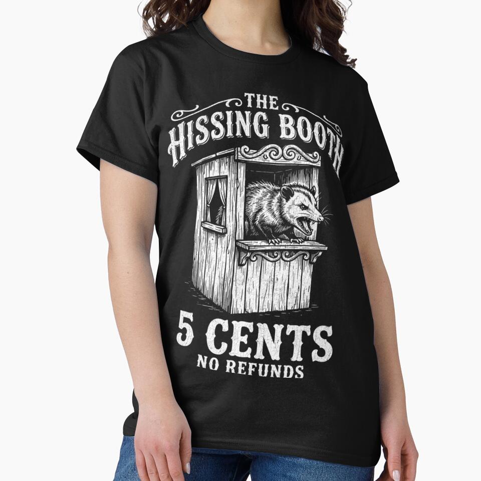 The Hissing Booth Funny Opossum Vintage by Mason-Pride