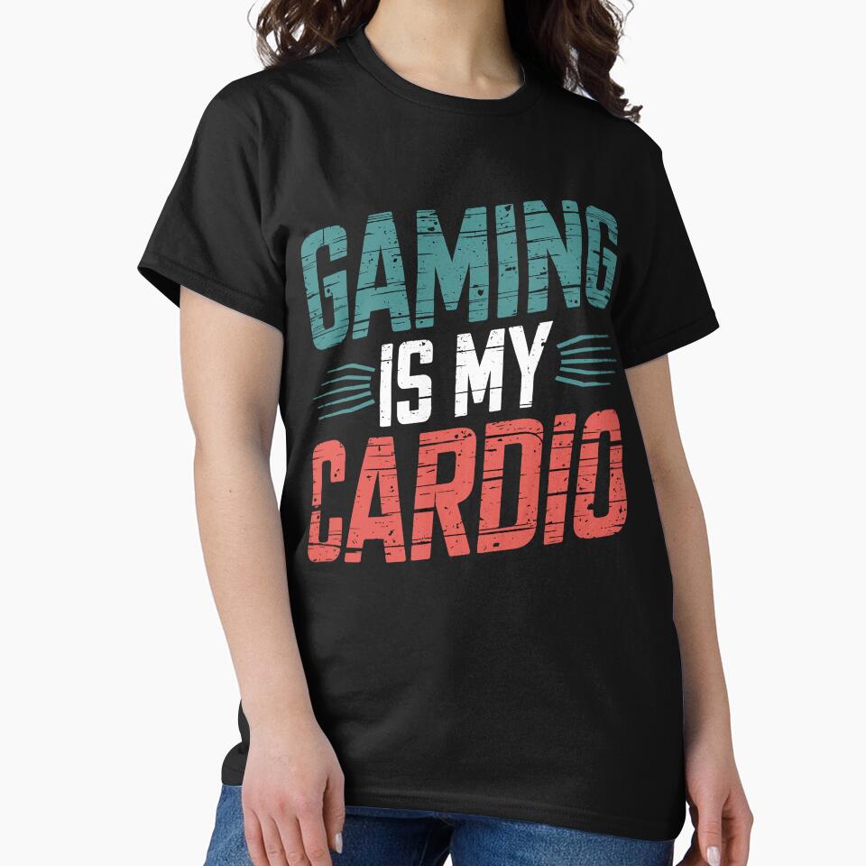 Funny Retro Gaming Is My Cardio by InsanseCreation