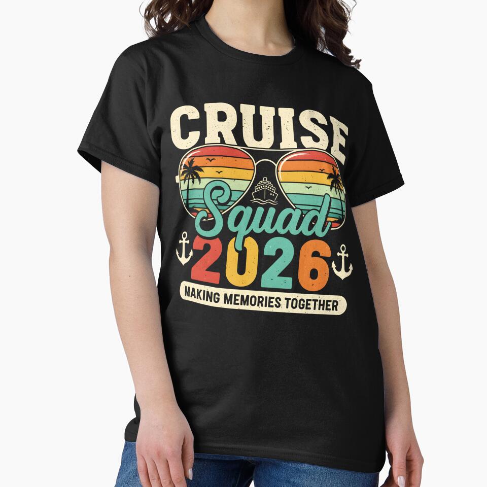 Cruise Squad 2026, Family Vacation Matching Design by DesignDenDo ⭐⭐⭐⭐⭐