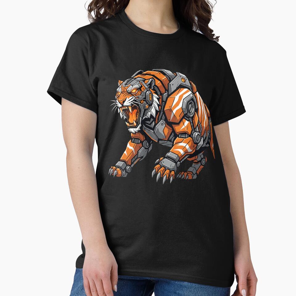 Mechanical Tiger Roar by Stickersdevelop