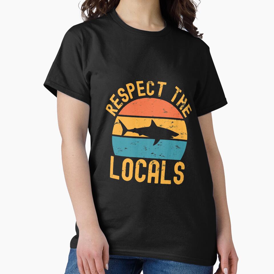 Respect the locals shark by Statim