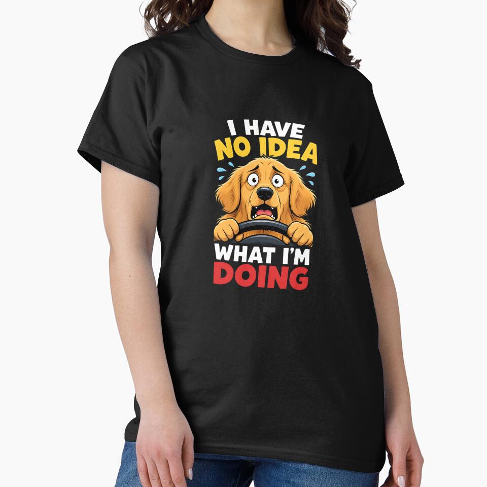 Dog Driving I Have No Idea What Im Doing by MUGEN WORKS