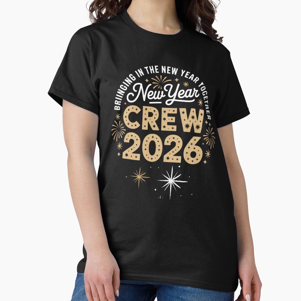 Copie de New Year Crew 2026 Family Bringing in The New Year Together by ZACK ART
