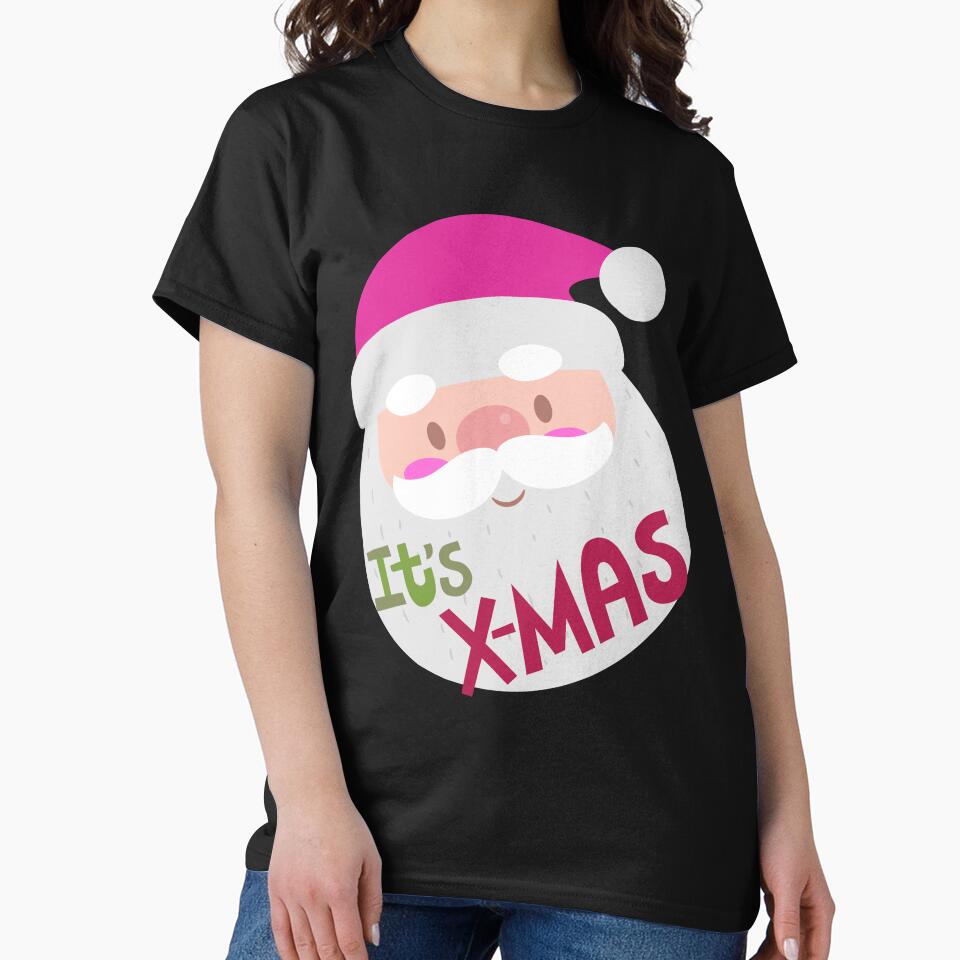 Retro vintage pink santa claus by hamzablk