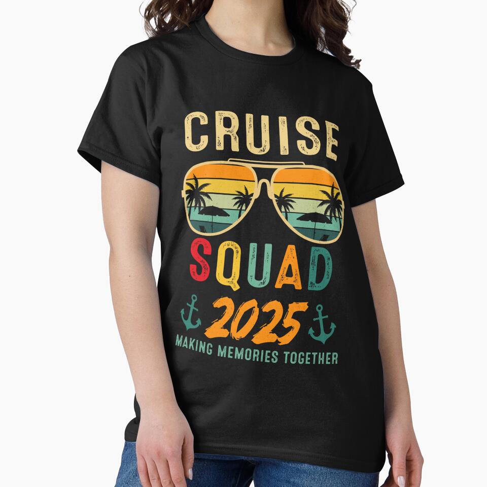 Cruise Squad 2025 Shirts, Family Vacation Matching Shirts, Cruise Squad 2024, Summer Shirt, Family Matching Vacation Shirts, Cruise Tees by Beck-wen