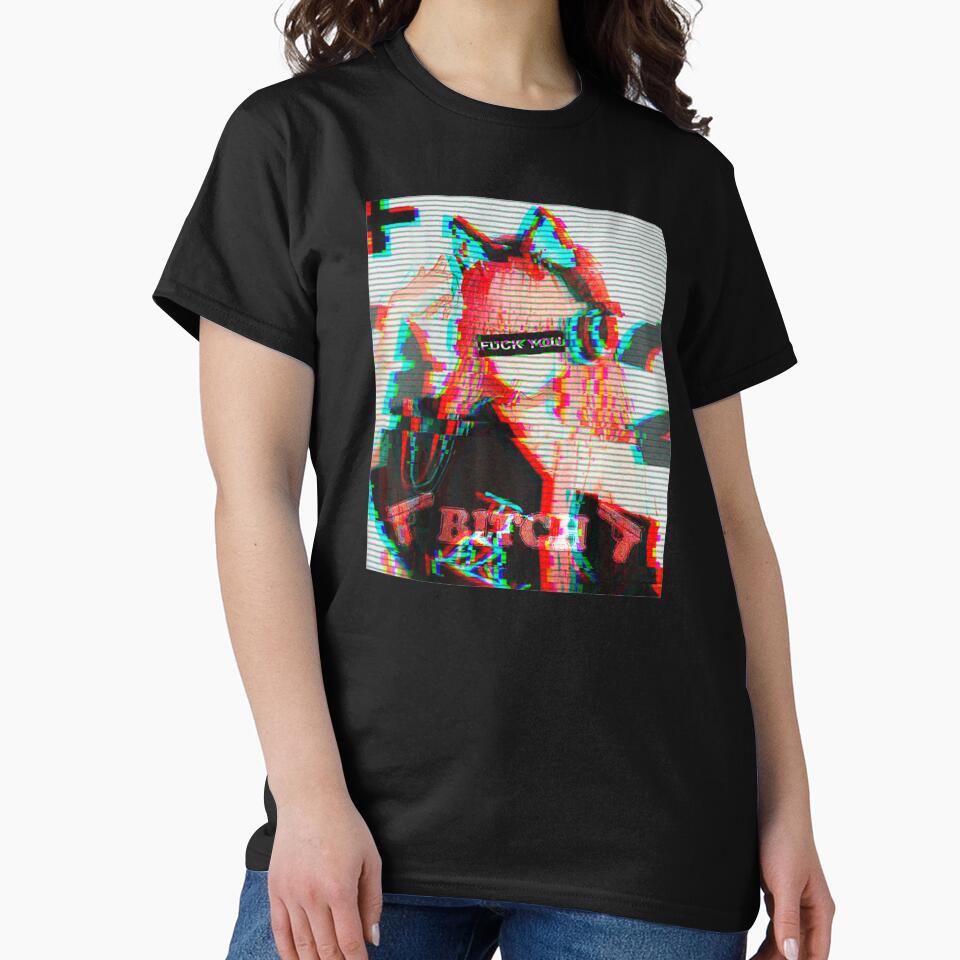 Vaporwave Art - Aesthetic Japanese Futurism Tee Anime Retro Hentai F*ck You by Hitagivapor