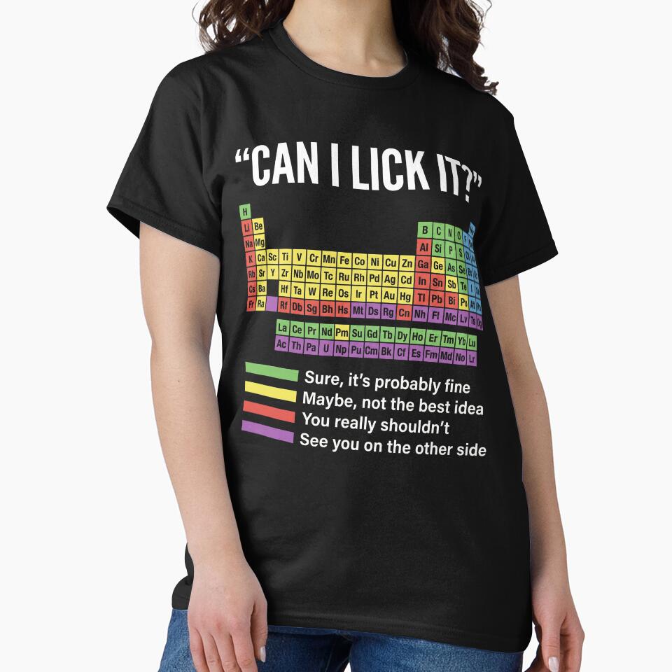 Geek Can I Lick It Funny Periodic Table Professor by NADIASHOP86