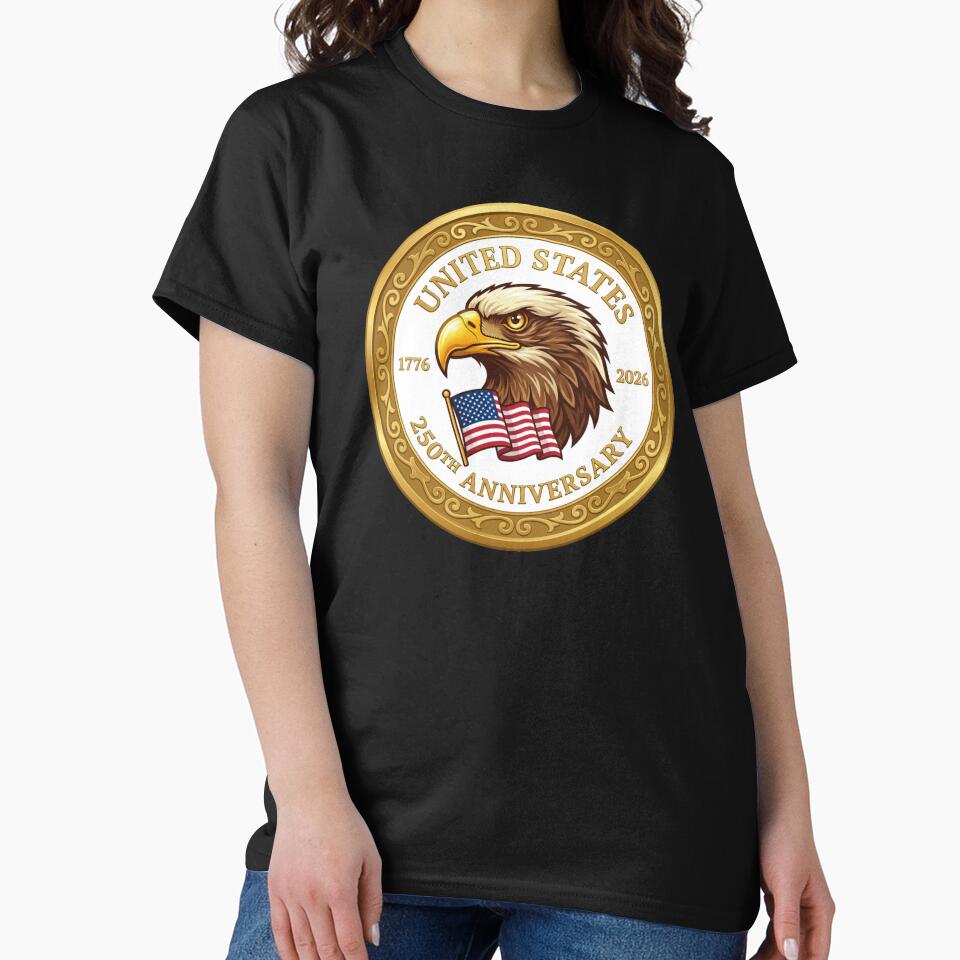 United States 250th Anniversary Patriotic Emblem for America Lovers by chattsuede