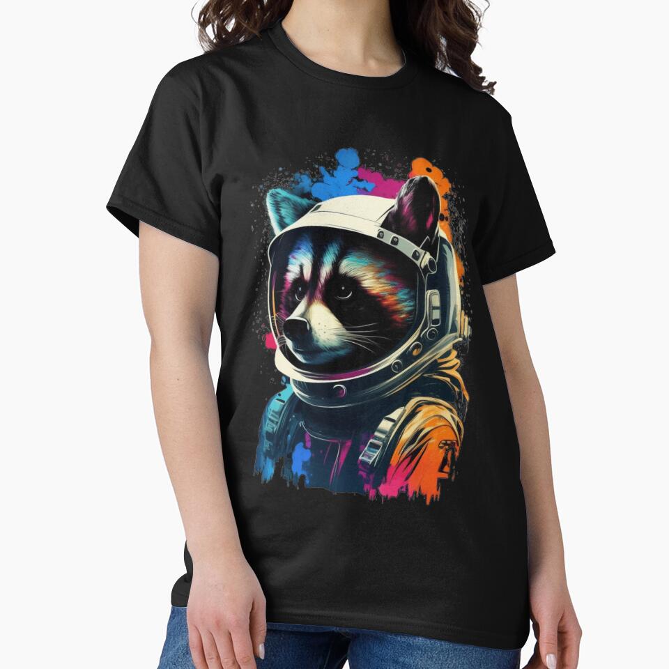 Raccoon in a spacesuit by Zip-Zup