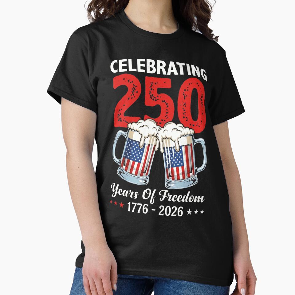 USA 250th Anniversary Beer Mug Patriotic Freedom 1776-2026 by haitrieuic96