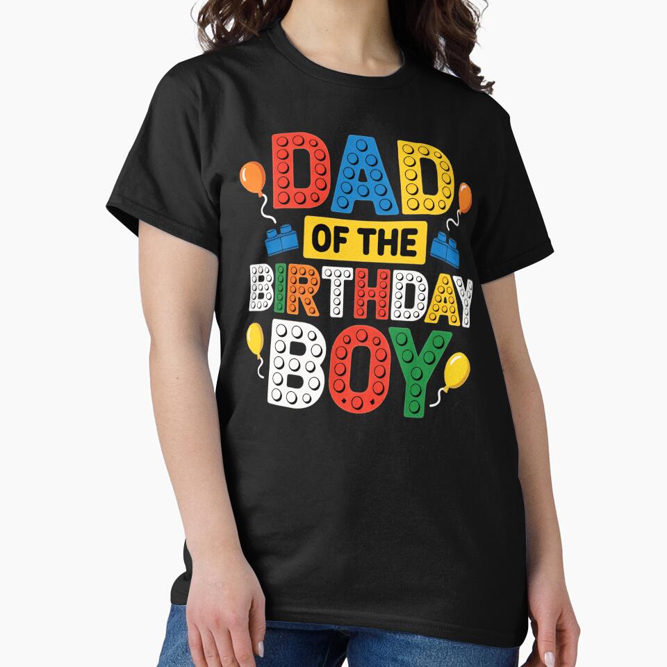 Dad Of The Birthday Boy Proud Father Celebration by AmaXONIC