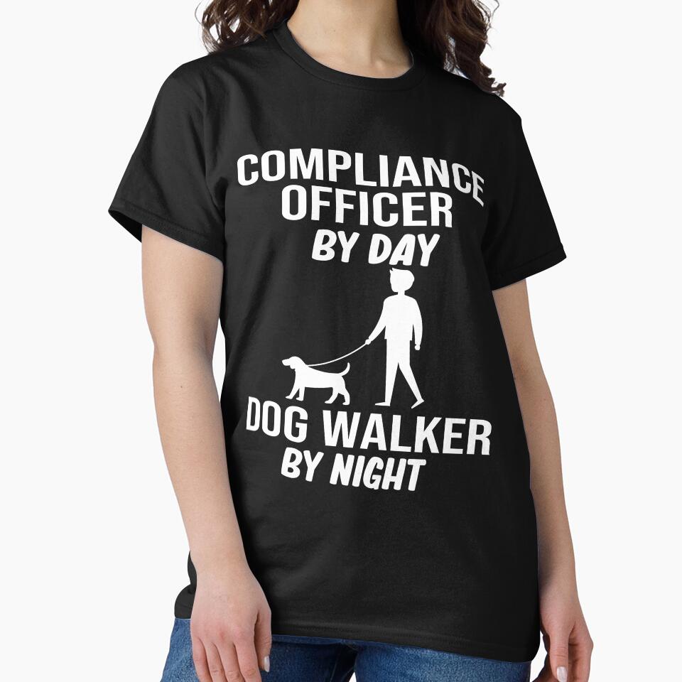 compliance officer by day dog walker by night gift by alaechamlal