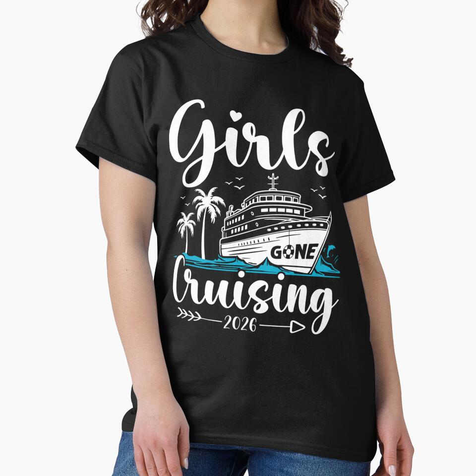 Girls Gone Cruising 2026 Cruise Ship Vacation Trip Matching Squad Bachelorette Party by Ali-printshop