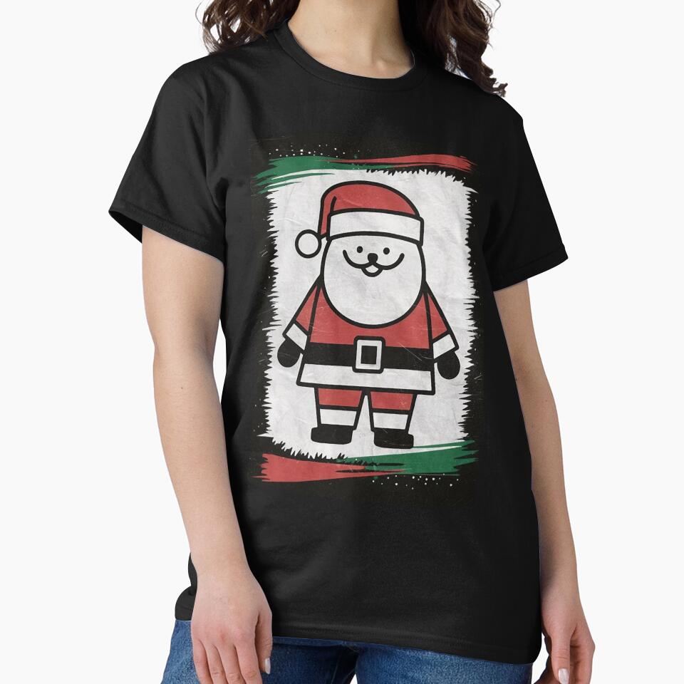 Retro Santa Claus Christmas 80s 90s by Piotr Rosiak