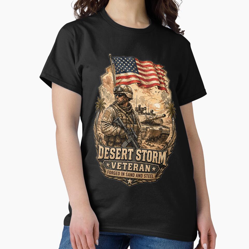 Operation Desert Storm Veteran Forged in Sand and Steel by fantasticdesign