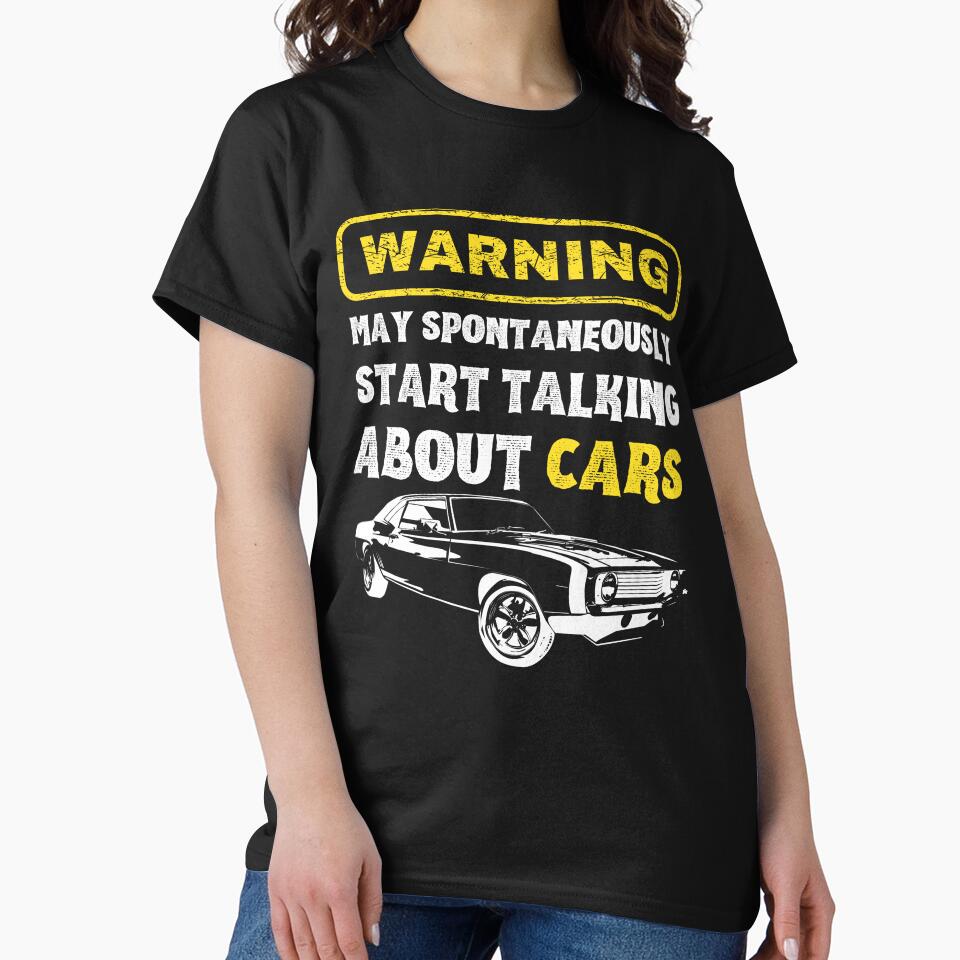 Warning May Spontaneously Start Talking About Cars - Funny Car Art by Pixelart ⭐️⭐️⭐️⭐️⭐️(2k+)