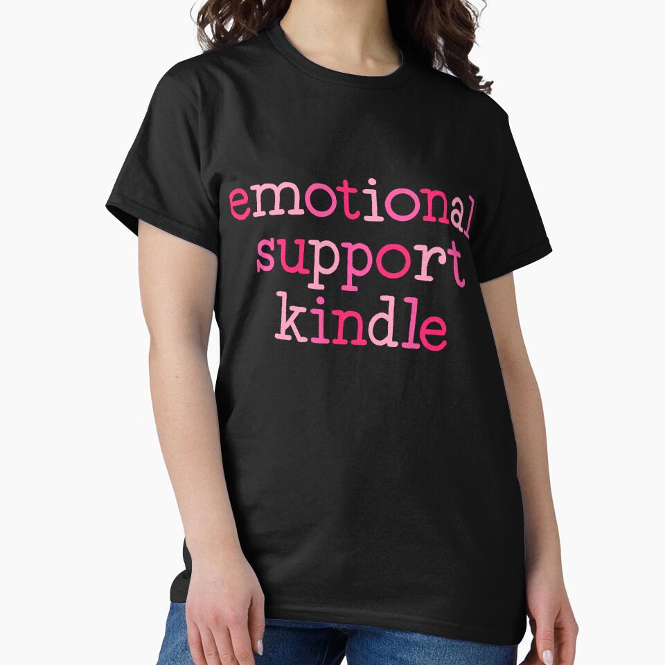 emotional support kindle pink by DesignsByAND
