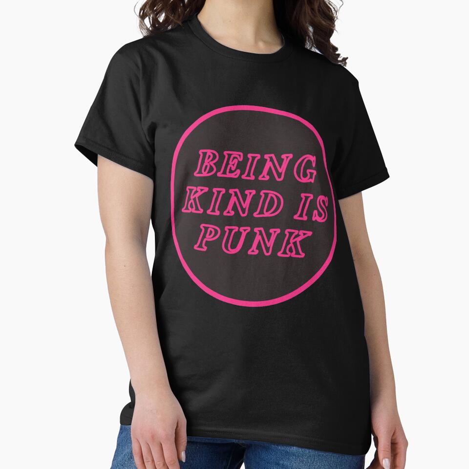 being kind is punk | pink by craftordiy.art