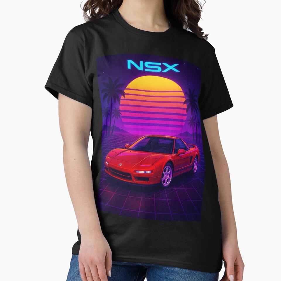 Midnight Drive | Vaporwave NSX Retro Design by Jocamedahub