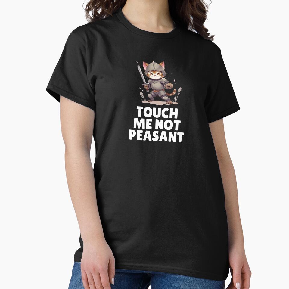 Touch Me Not Peasant Aggressive Cat Knight by 35Moving Designs