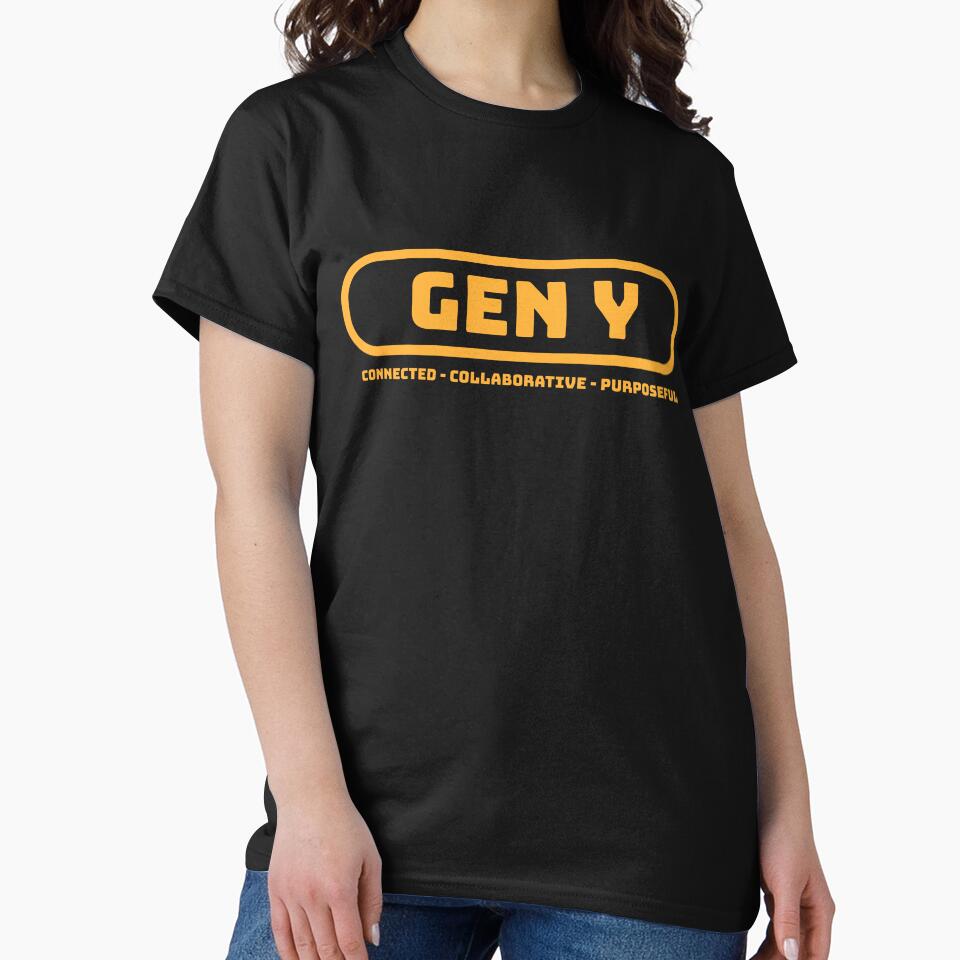 Gen Y Connected-Collaborative-Purposeful Generation Trait Identity by Naughty Pup Press LLC
