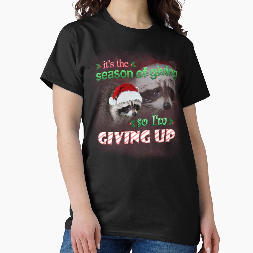 It's the season of giving, so I'm giving up (holiday version) by snazzyseagull