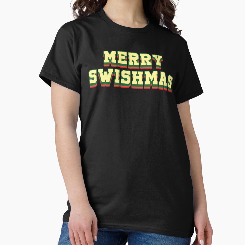 Merry Swishmas - Retro Text by Whimsical  Thinker