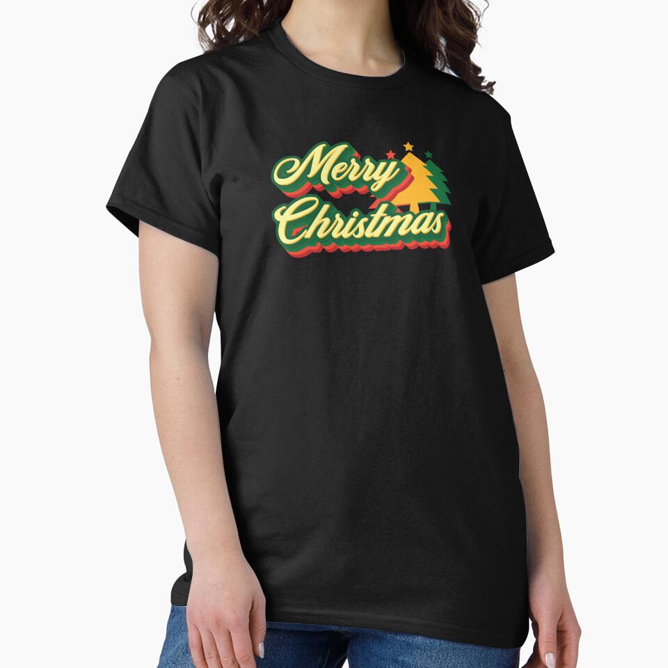 Merry Christmas - Retro Family Matching Christmas by Whimsical  Thinker