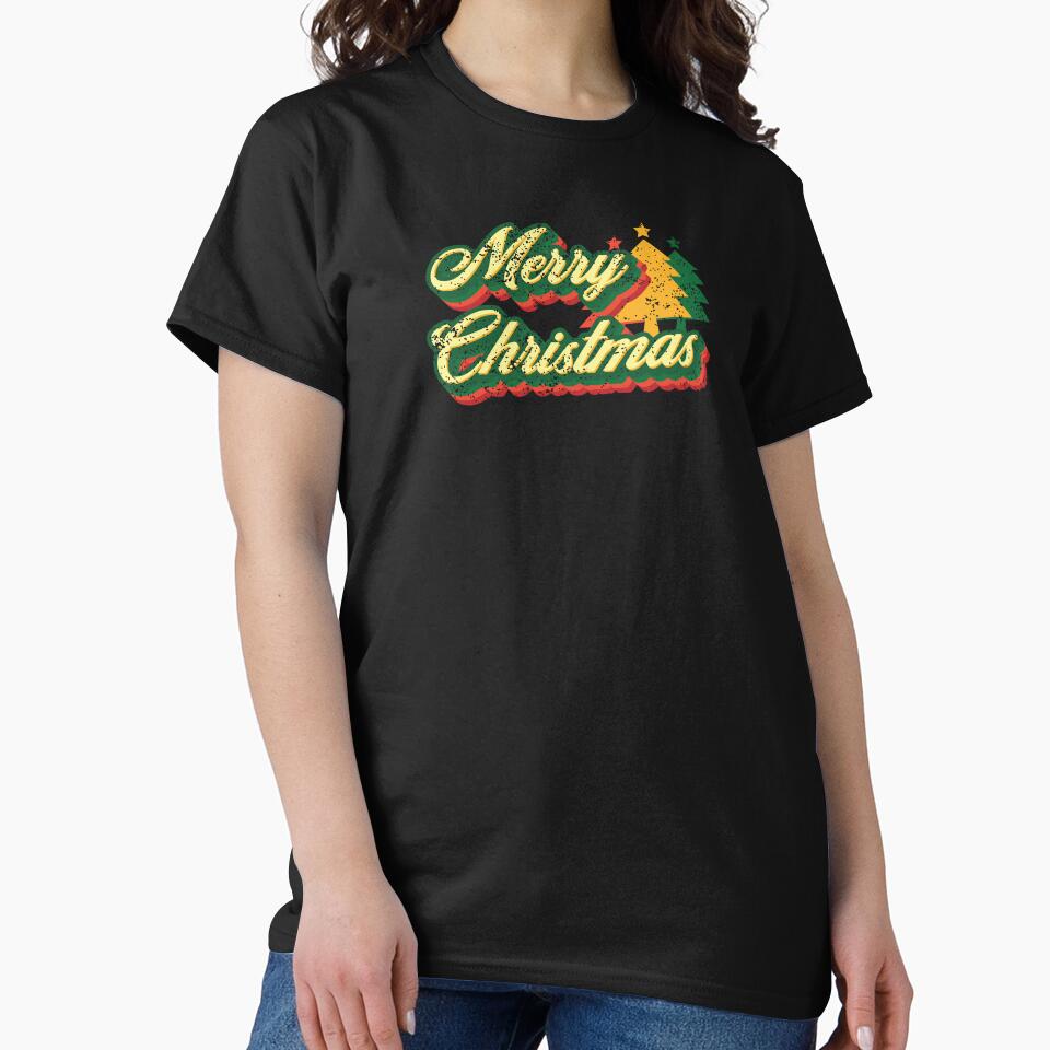 Merry Christmas - Vintage Retro Family Matching Christmas by Whimsical  Thinker