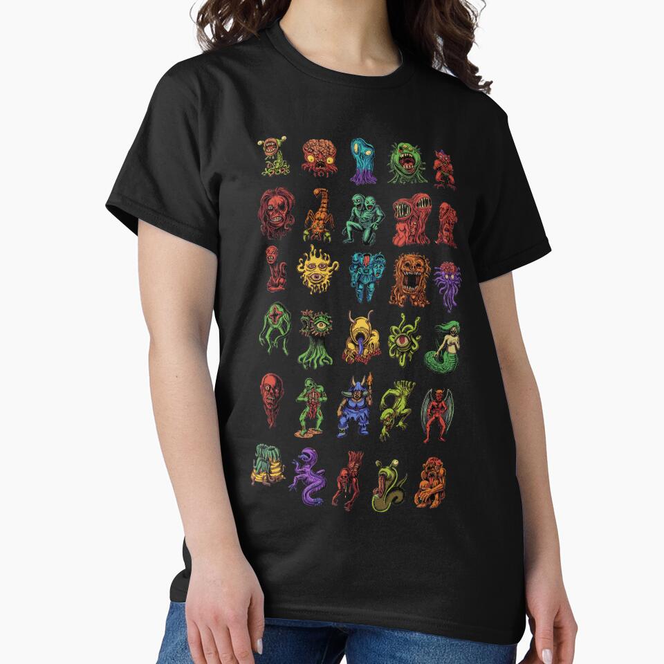 Japanese monsters in my pocket T-Shirt by rubenlopezart