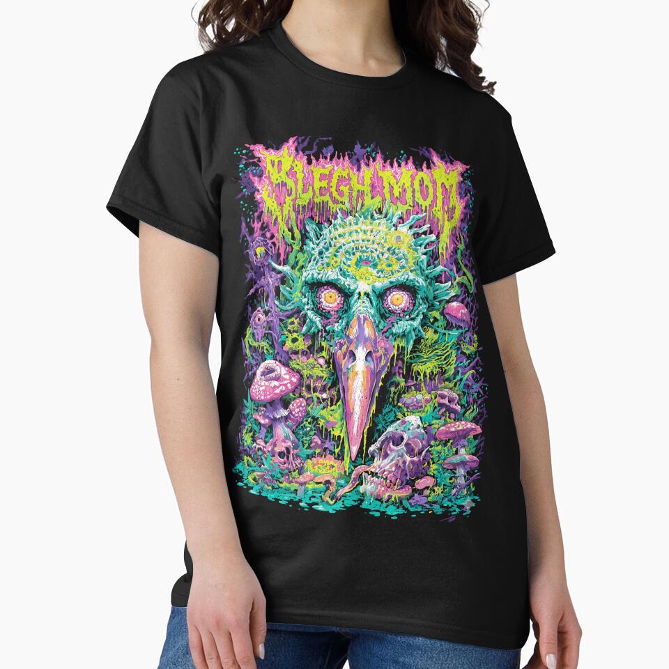 Bhlegh Mom – Psychedelic Bird Skull Horror with Mushrooms and Slime by CRYPTIKOS STUDIOS