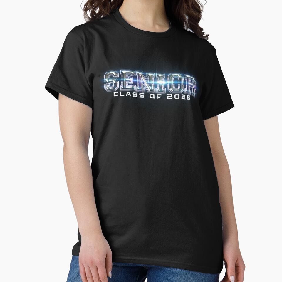 Senior Class of 2026 Shiny Metallic Chrome by LIBERTYMODE
