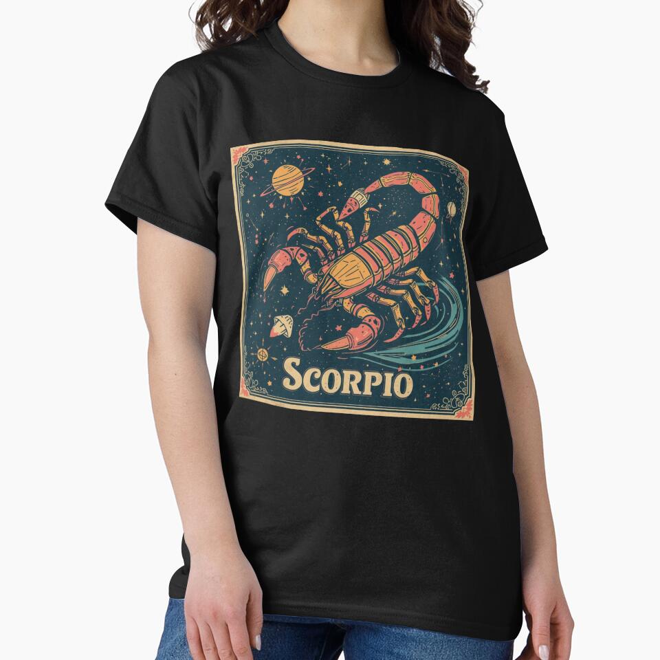 Scorpio Zodiac Sign – Astrology Water Sign Design | Scorpio Birthday Gift for Astrology Lovers by Cosmic Zodiac Studio
