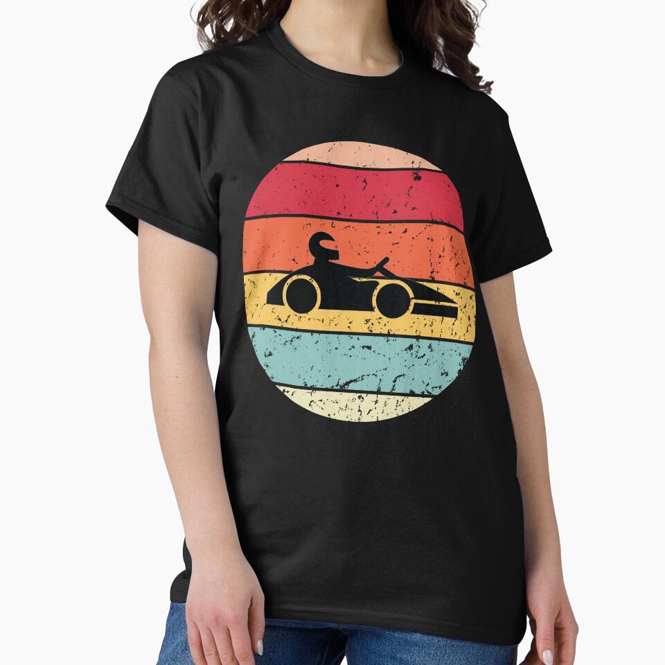 Vintage Retro Carting Racer, Funny Go Kart, Go karting, Funny racing by Aerial Addicts