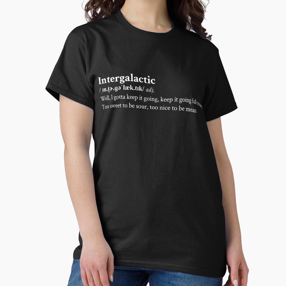 Beastie Boys Aesthetic Quote Lyrics Intergalactic Black by StickTheSong