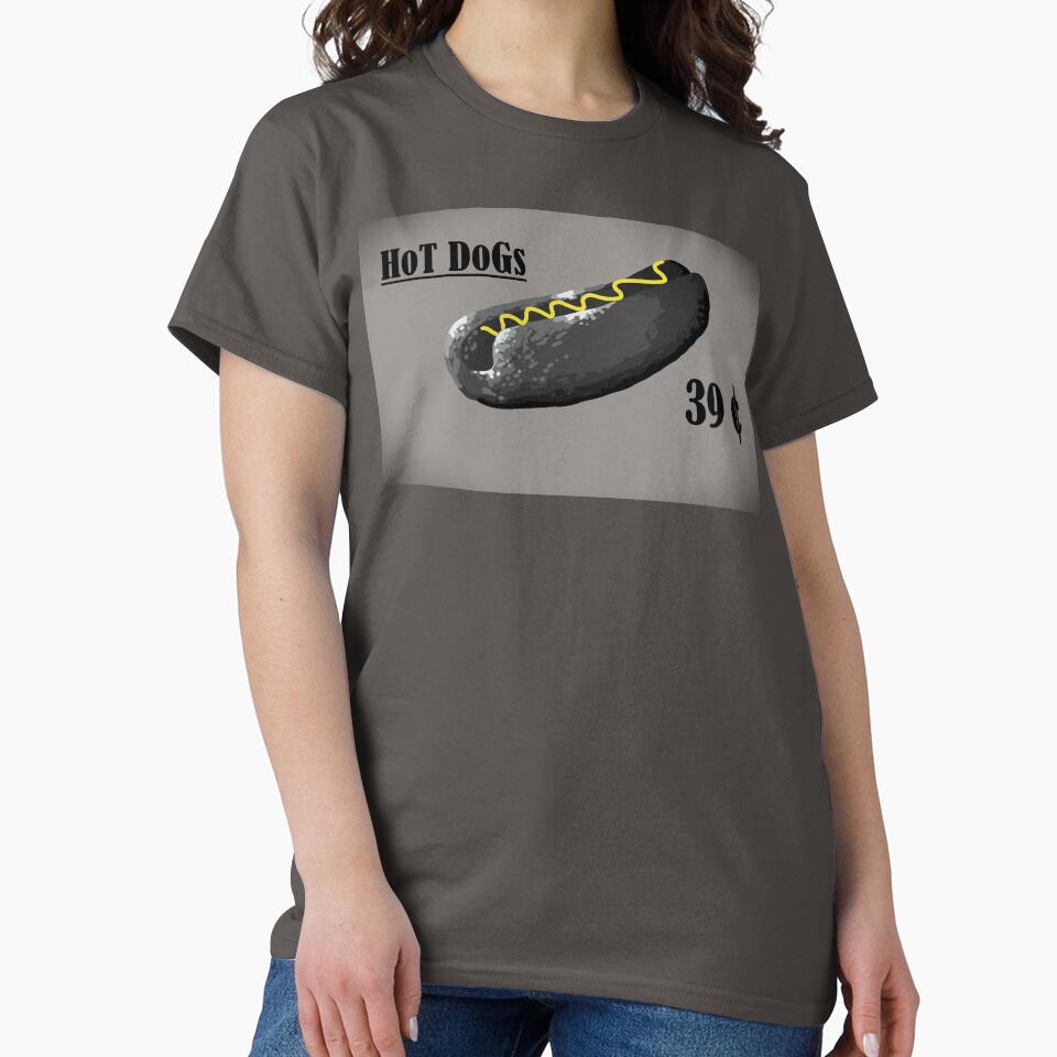 Retro Hot Dog T by HollowTree11