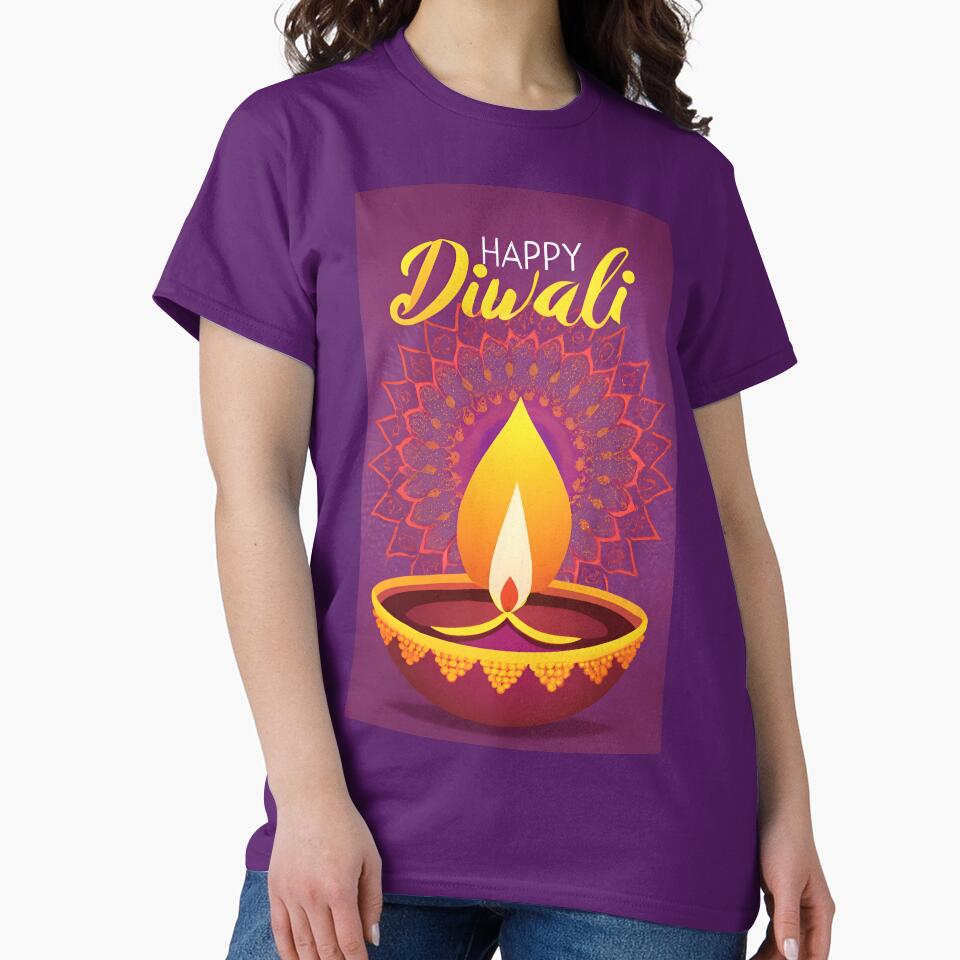 Happy Diwali Greetings- Diwali Celebration Design by Jollys-ArtShop