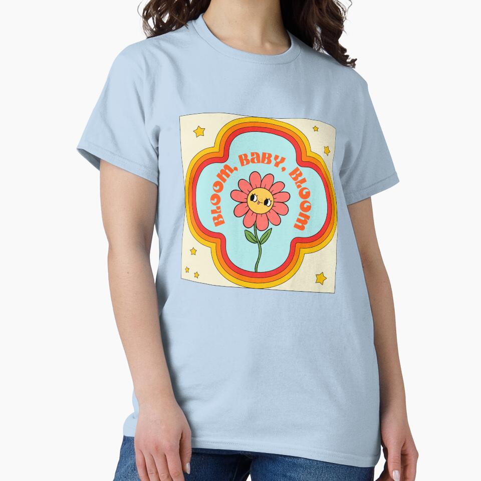 Bloom, Baby, Bloom – Playful Retro Daisy with Groovy Vibes by LUV963