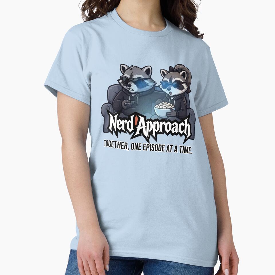 Binge Watching Couple Raccoons - Nerd Approach by NerdApproach